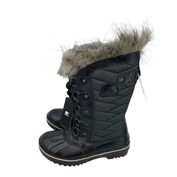 Sorel Tofino II Faux Fur Lined Waterproof Boots size 6.5 Black - Picture 3 of 10